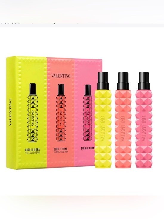Valentino Other - Valentino Donna Born In Roma Trio Gift Set - Yellow, Orange, Pink